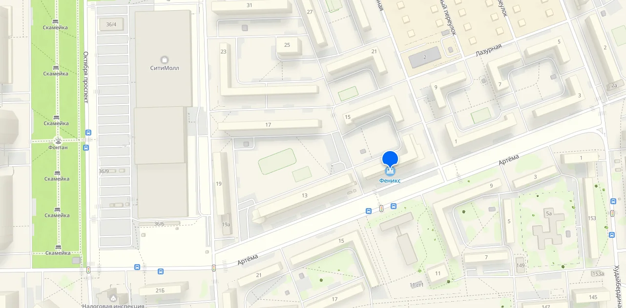 Карта проезда